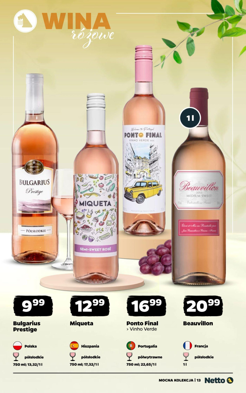 Leták Netto gazetka - Wina, Polsko - strana 13