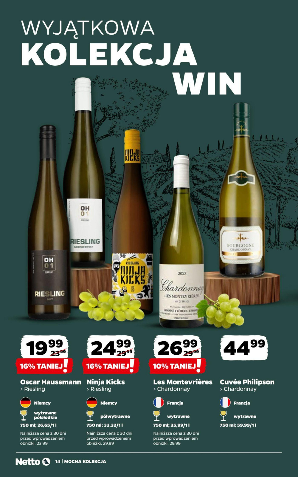 Leták Netto gazetka - Wina, Polsko - strana 14