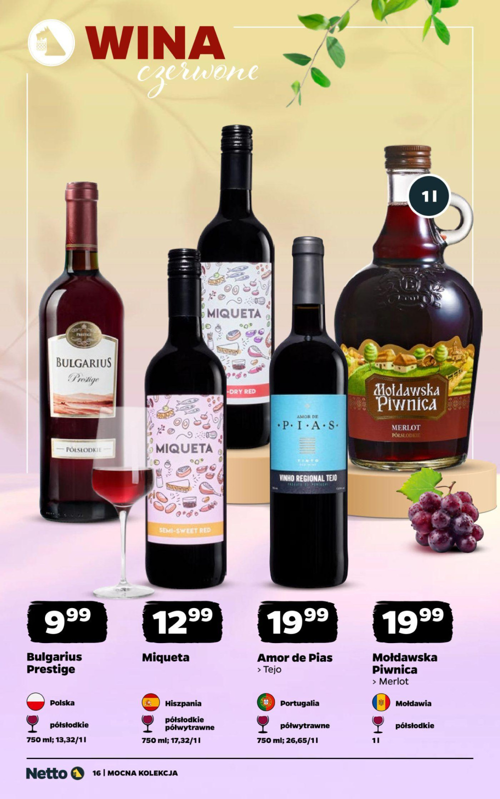 Leták Netto gazetka - Wina, Polsko - strana 16