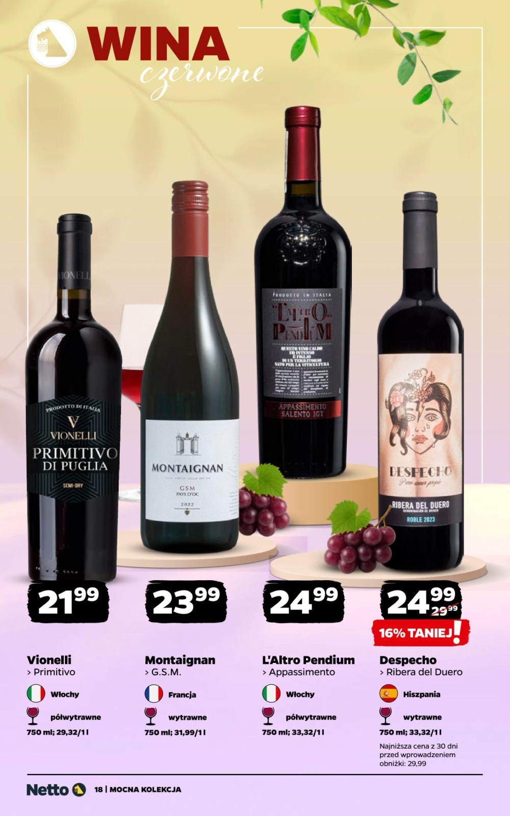 Leták Netto gazetka - Wina, Polsko - strana 18