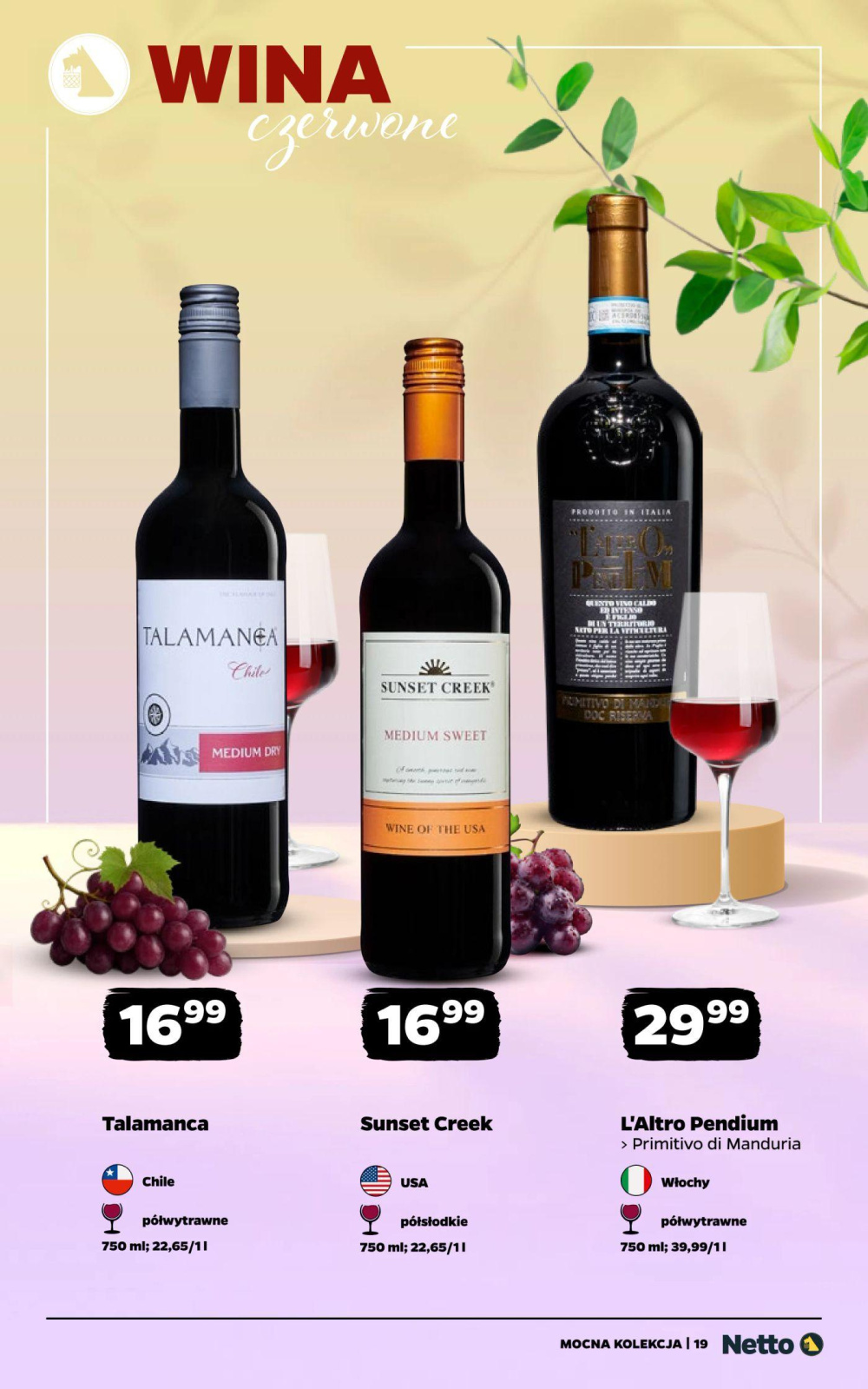 Leták Netto gazetka - Wina, Polsko - strana 19