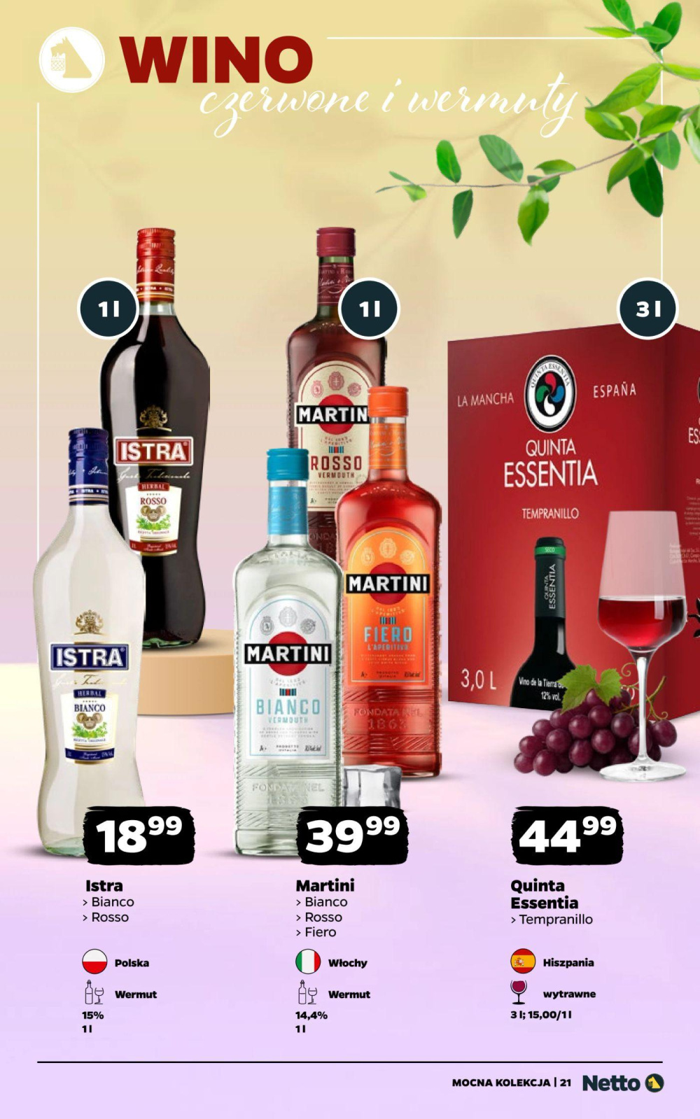 Leták Netto gazetka - Wina, Polsko - strana 21