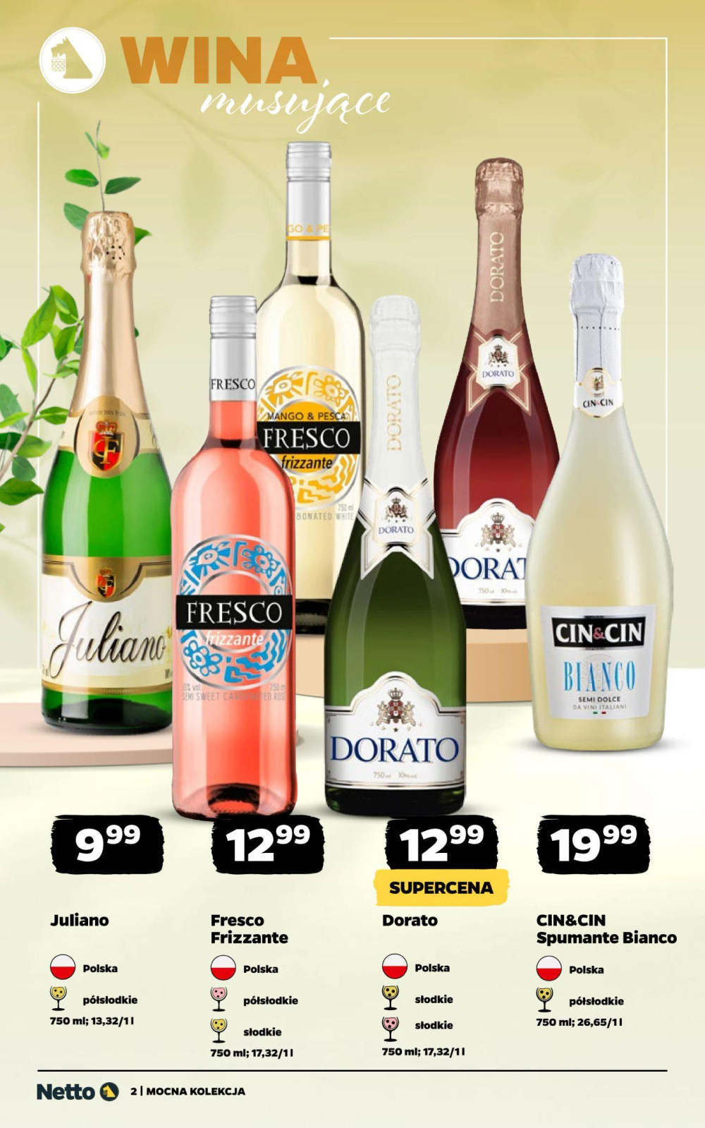 Leták Netto gazetka - Wina, Polsko - strana 2