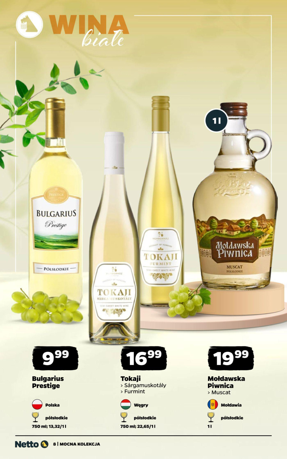 Leták Netto gazetka - Wina, Polsko - strana 8