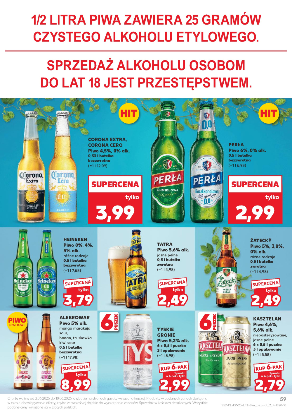 Leták Kaufland gazetka Jelenia Góra, Polsko - strana 59