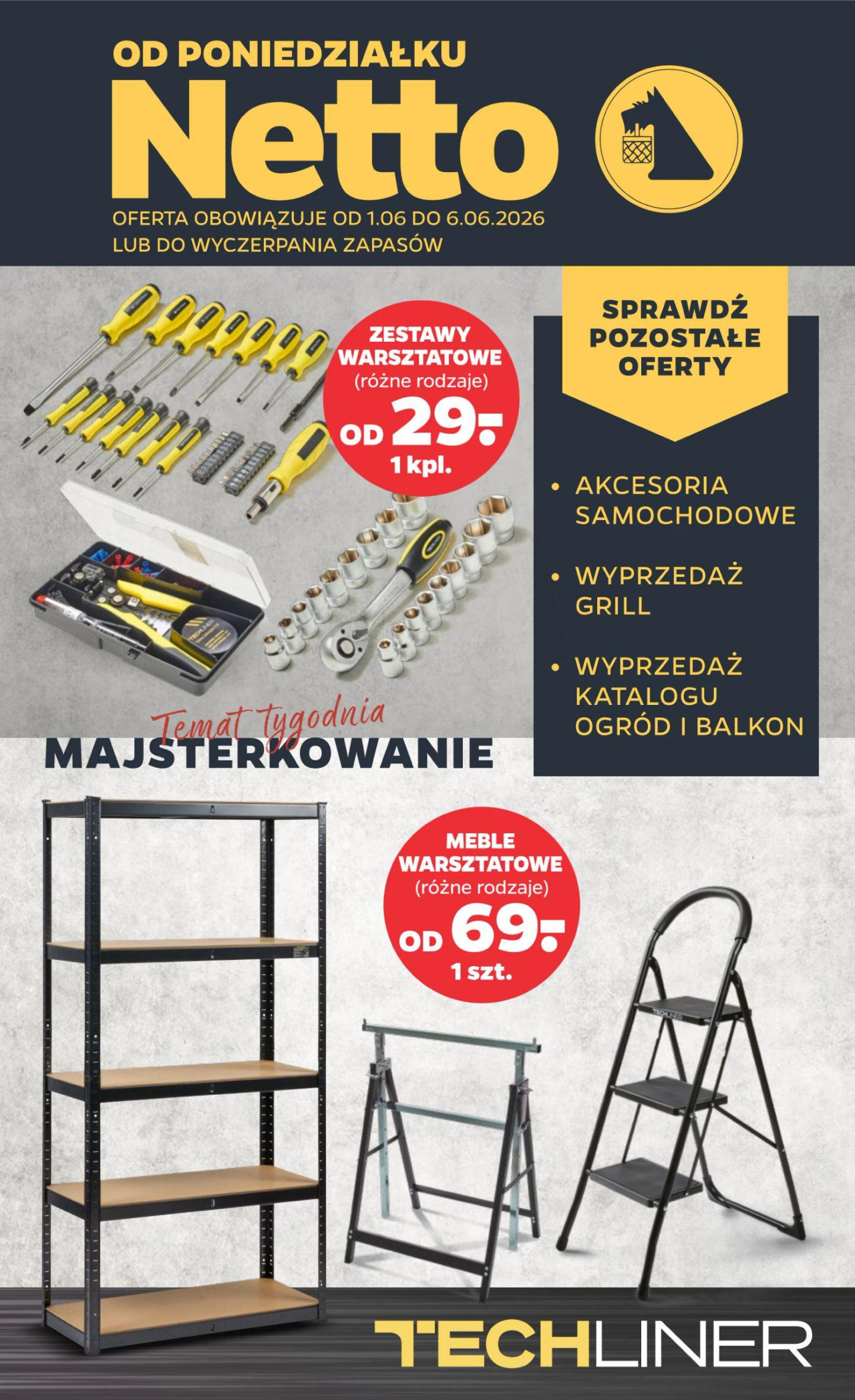 Netto gazetka - Non food od 1. 06. 2026