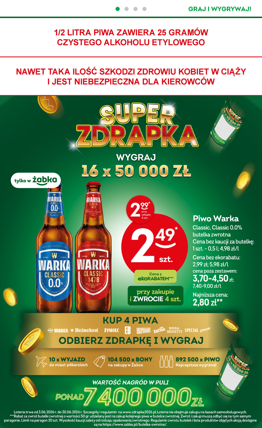 Leták Żabka gazetka, Polsko - strana 36