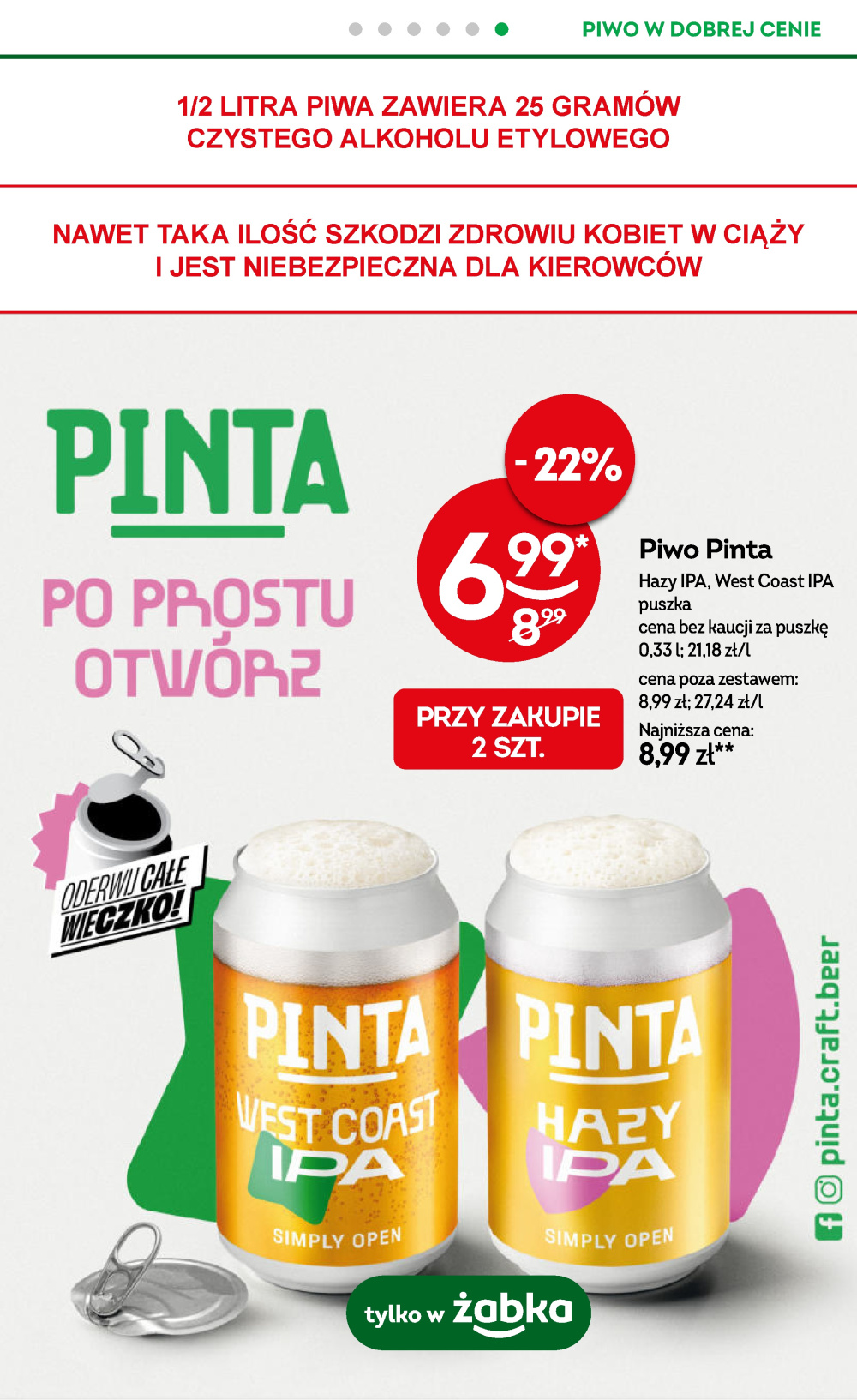 Leták Żabka gazetka, Polsko - strana 47