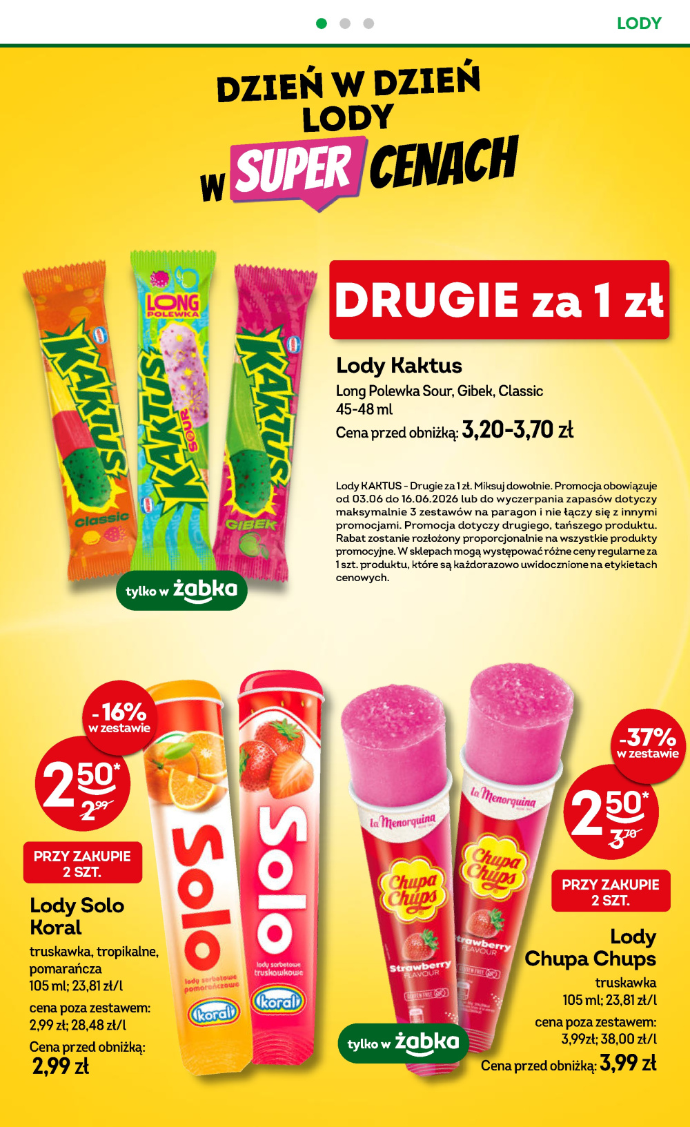 Leták Żabka gazetka, Polsko - strana 69