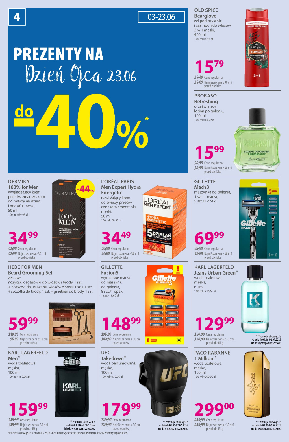 Leták Hebe - drogerie gazetka, Polsko - strana 4