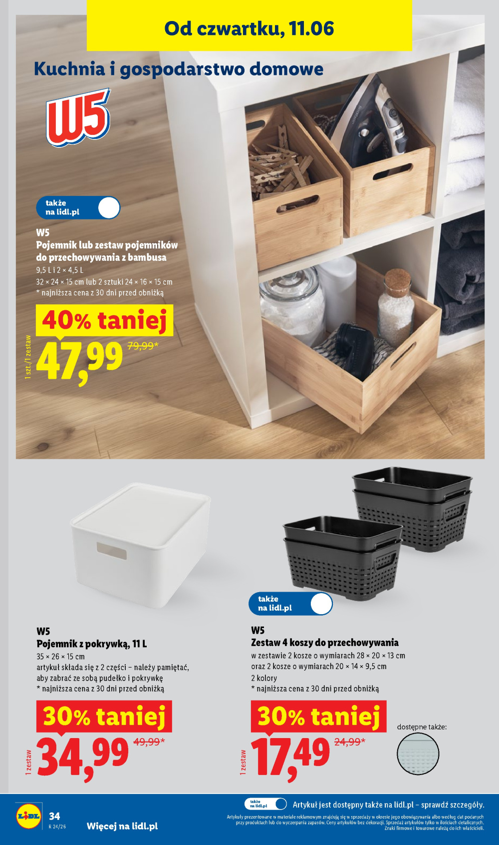 Leták Lidl katalog, Polsko - strana 40