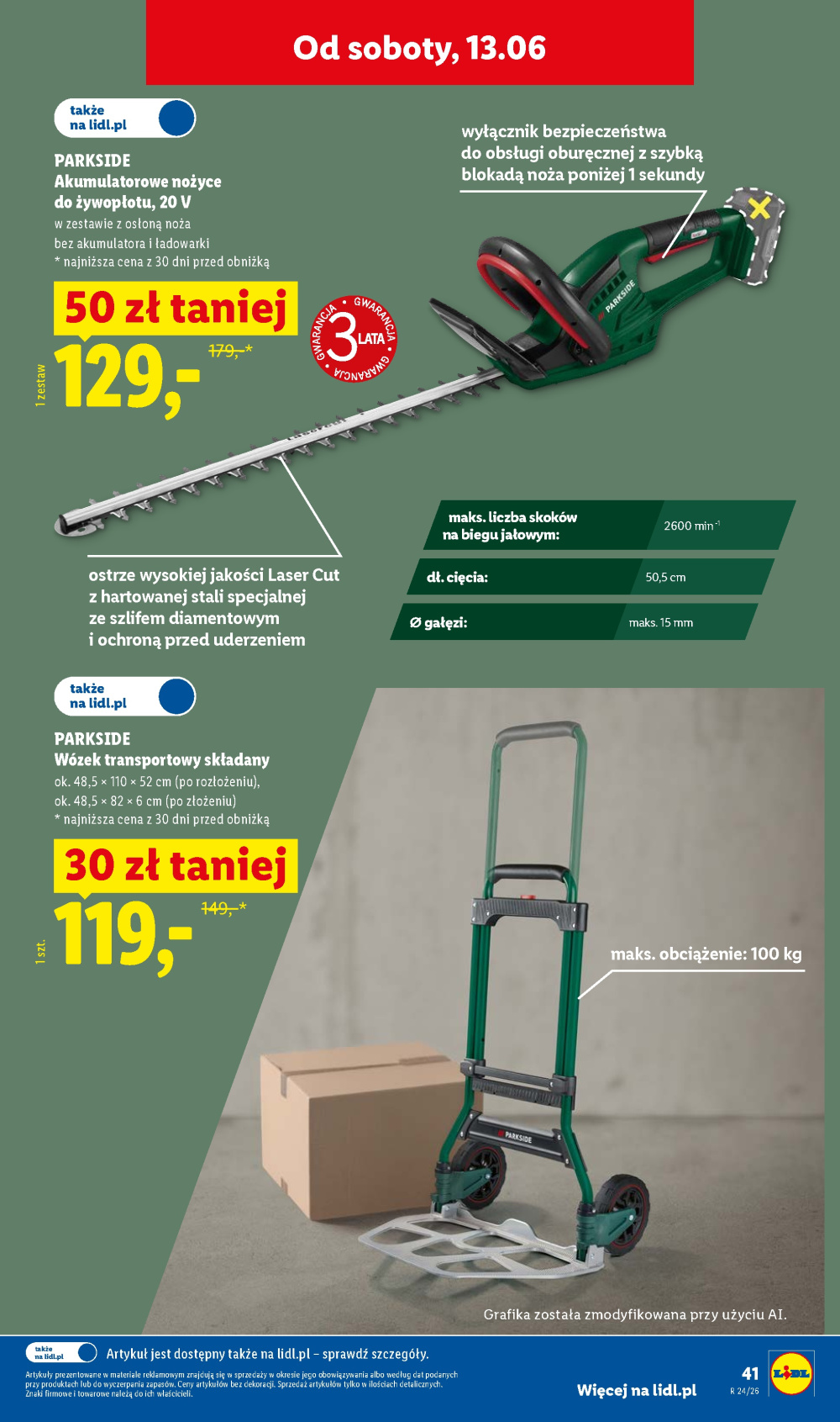 Leták Lidl katalog, Polsko - strana 47