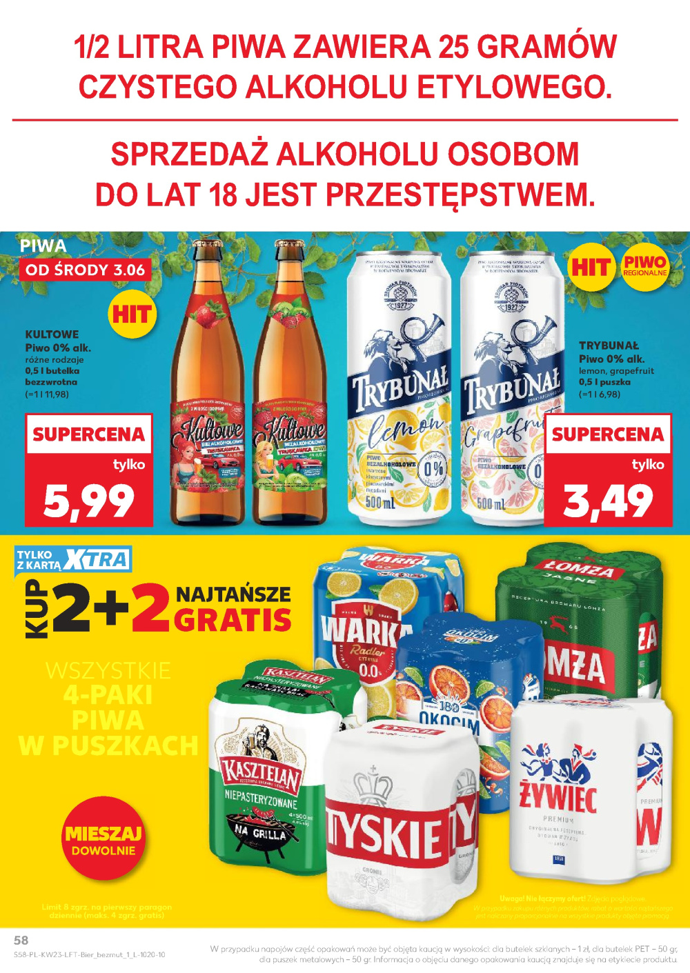 Leták Kaufland gazetka Myślenice, Polsko - strana 58