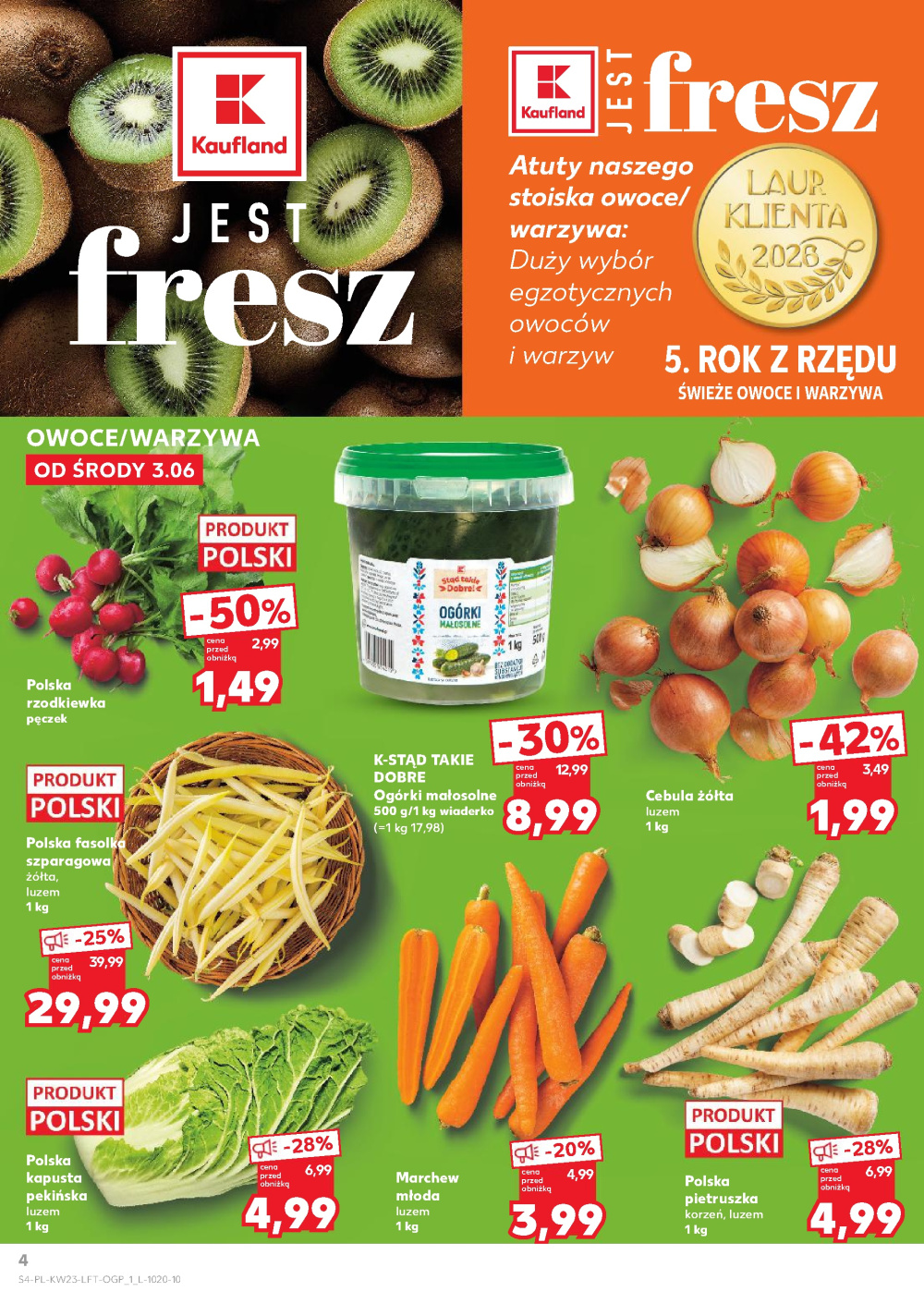 Leták Kaufland gazetka Ostrów Mazowiecka, Polsko - strana 4