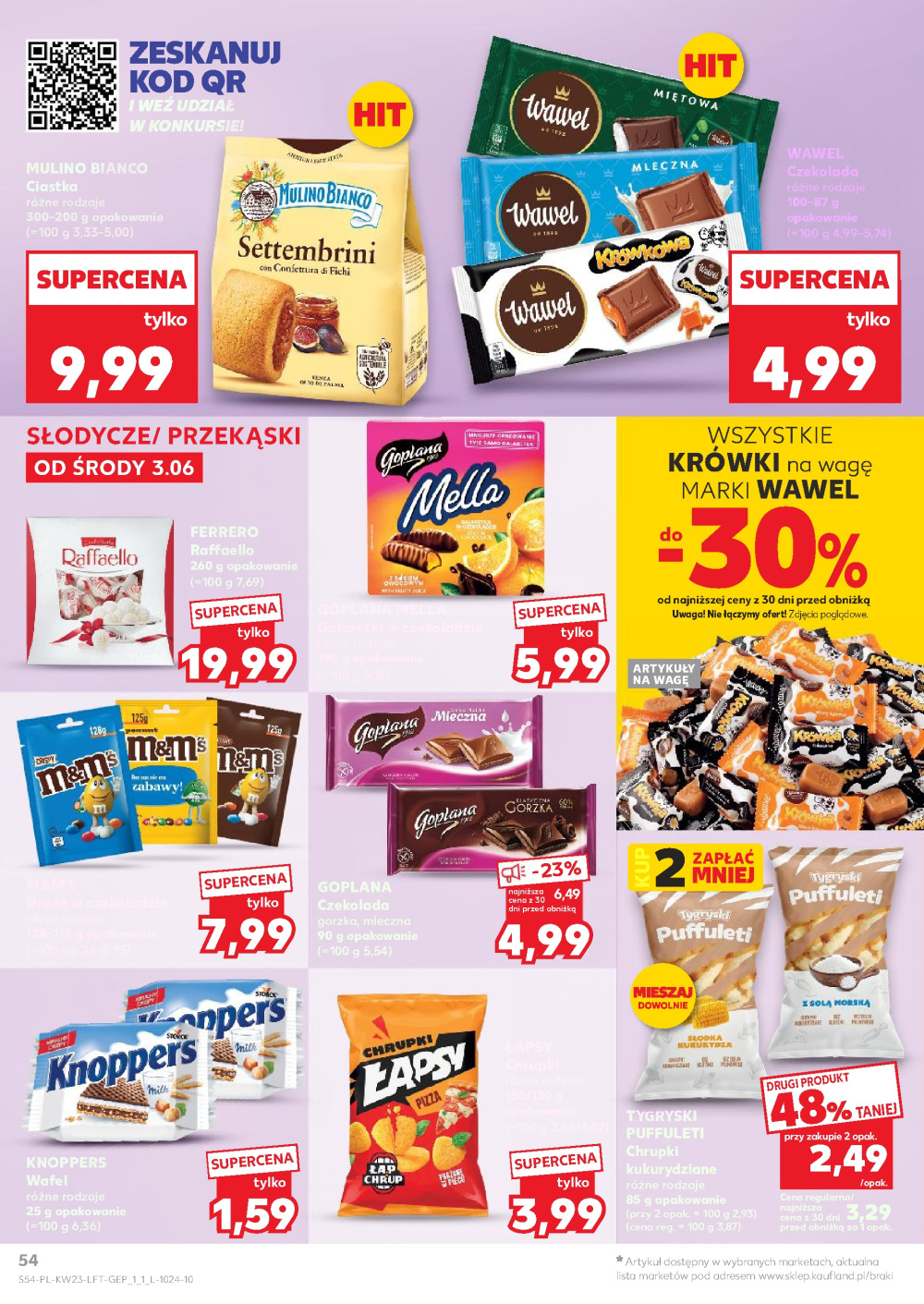 Leták Kaufland gazetka Pabianice, Polsko - strana 54