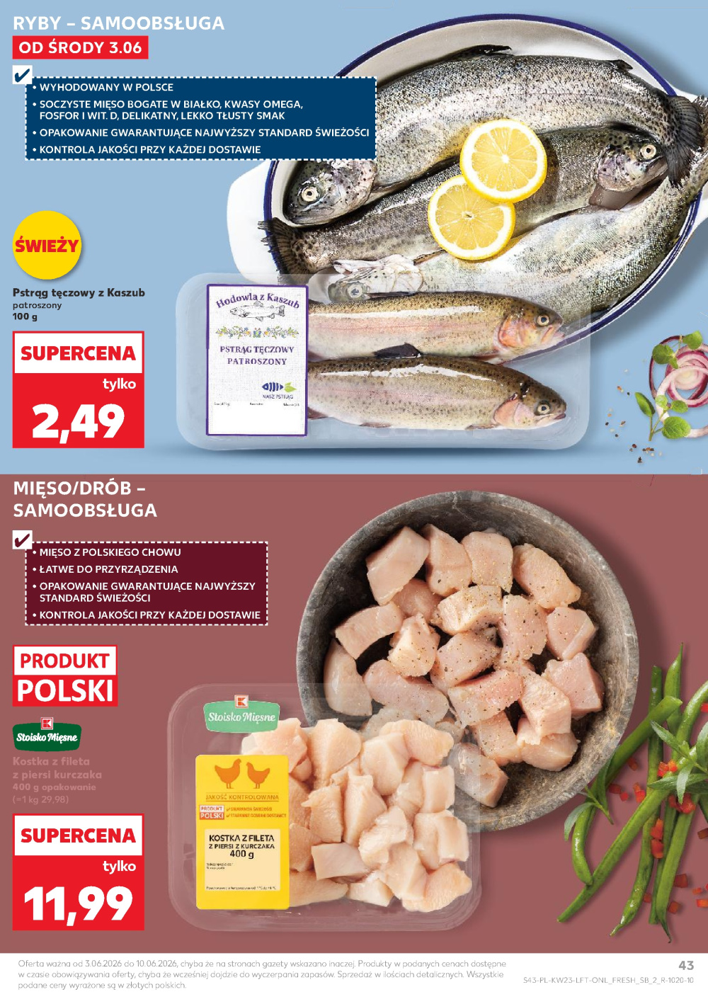 Leták Kaufland gazetka Ruda Śląska Południe, Polsko - strana 43