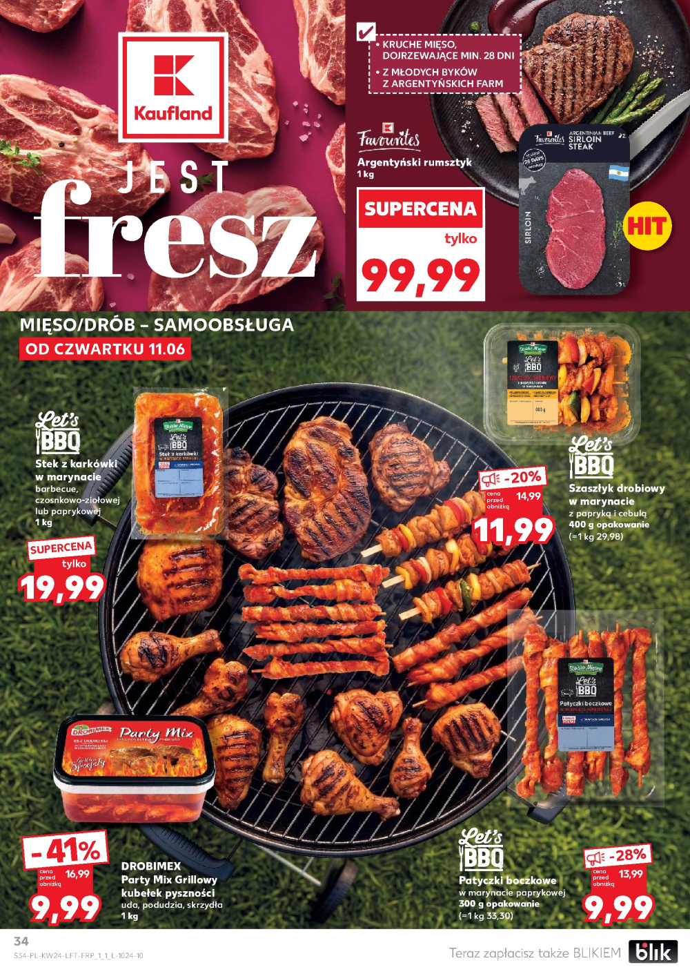 Leták Kaufland gazetka Bielsk Podlaski, Polsko - strana 34