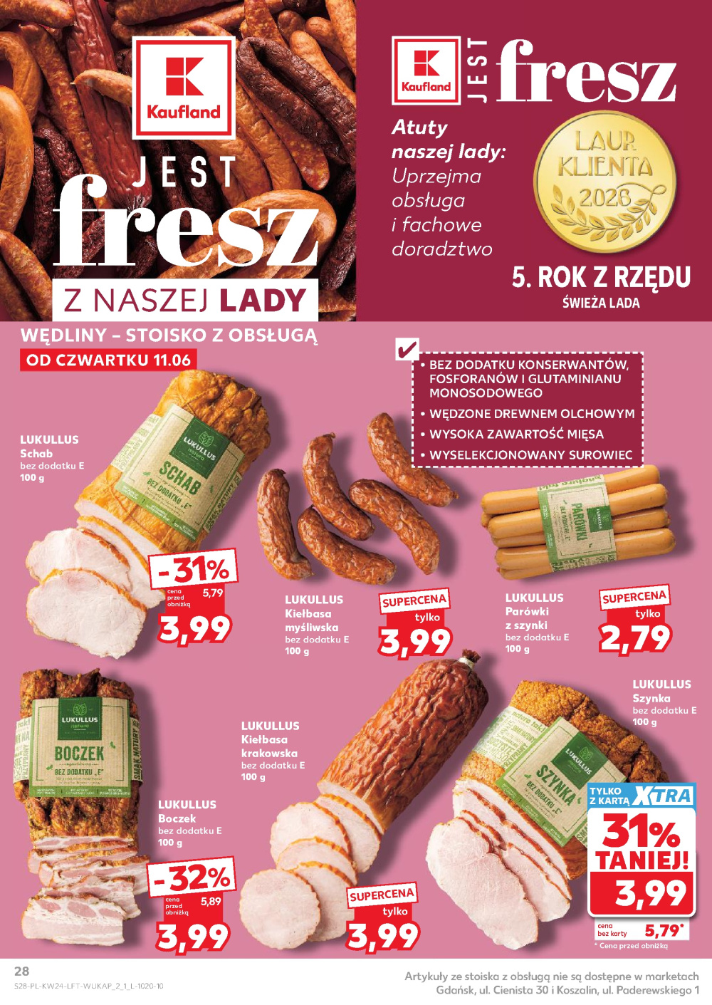 Leták Kaufland gazetka Brodnica, Polsko - strana 28