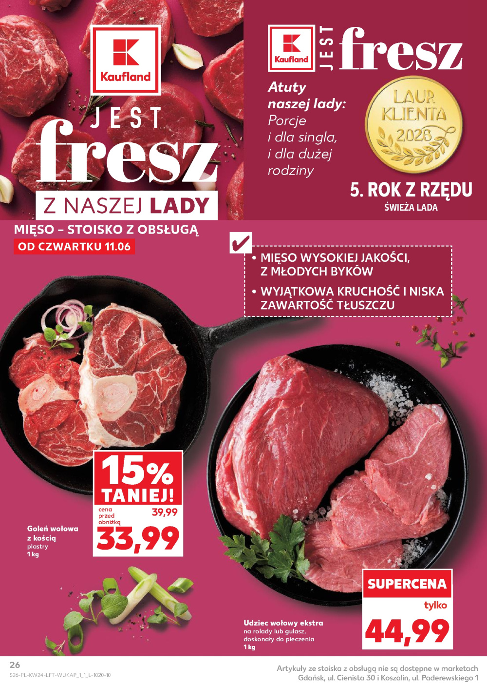 Leták Kaufland gazetka Brzeg, Polsko - strana 26
