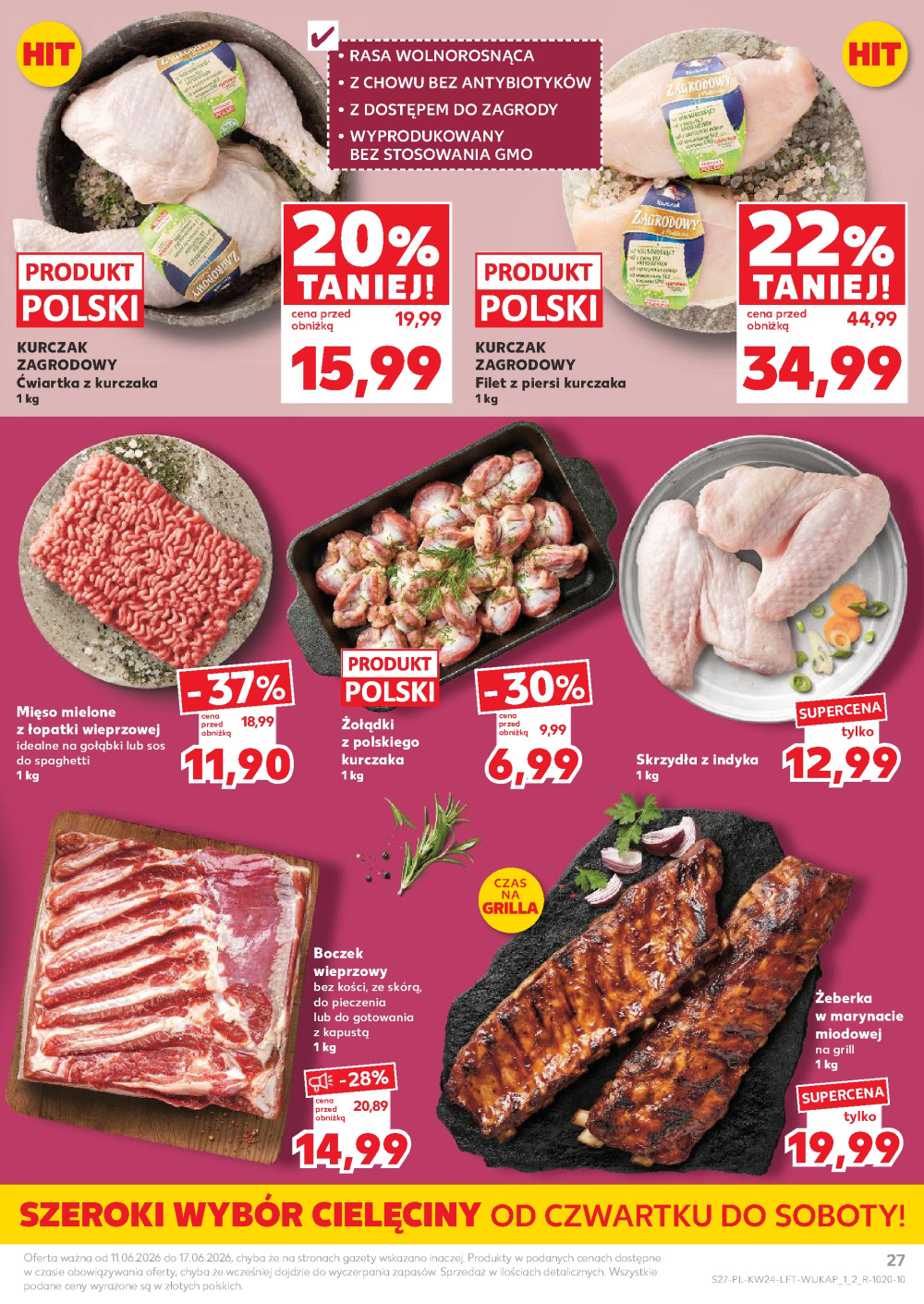 Leták Kaufland gazetka Kraków Prądnik Biały, Polsko - strana 27