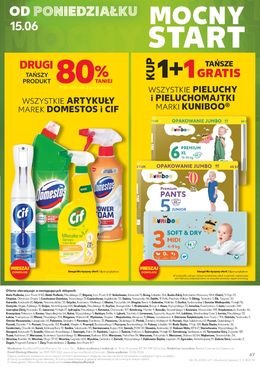 Leták Kaufland gazetka Prudnik, Polsko - strana 67