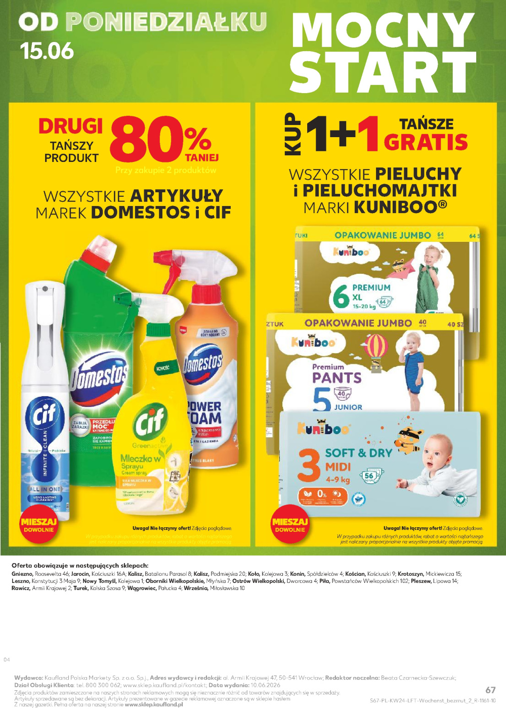 Leták Kaufland gazetka Turek, Polsko - strana 67