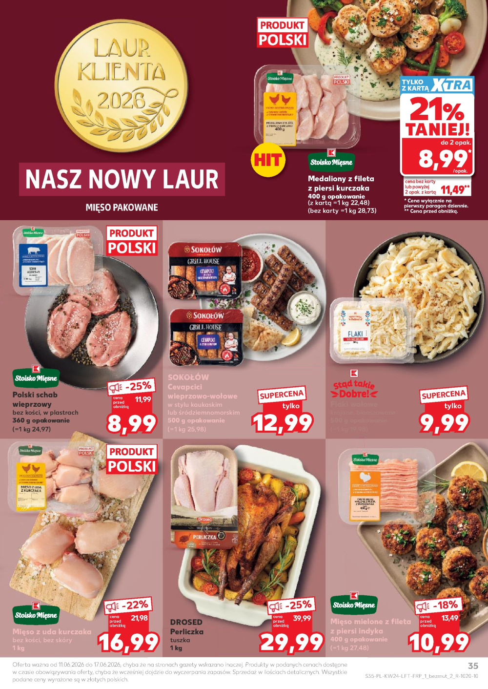 Leták Kaufland gazetka Warszawa Wawer, Polsko - strana 35