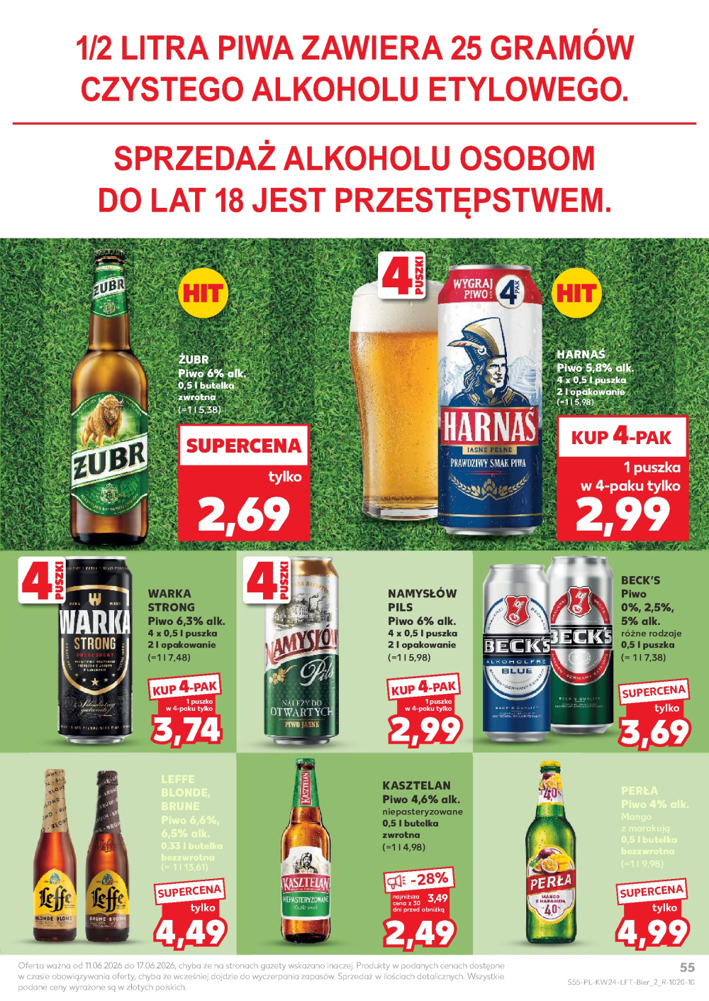 Leták Kaufland gazetka Ząbki, Polsko - strana 55