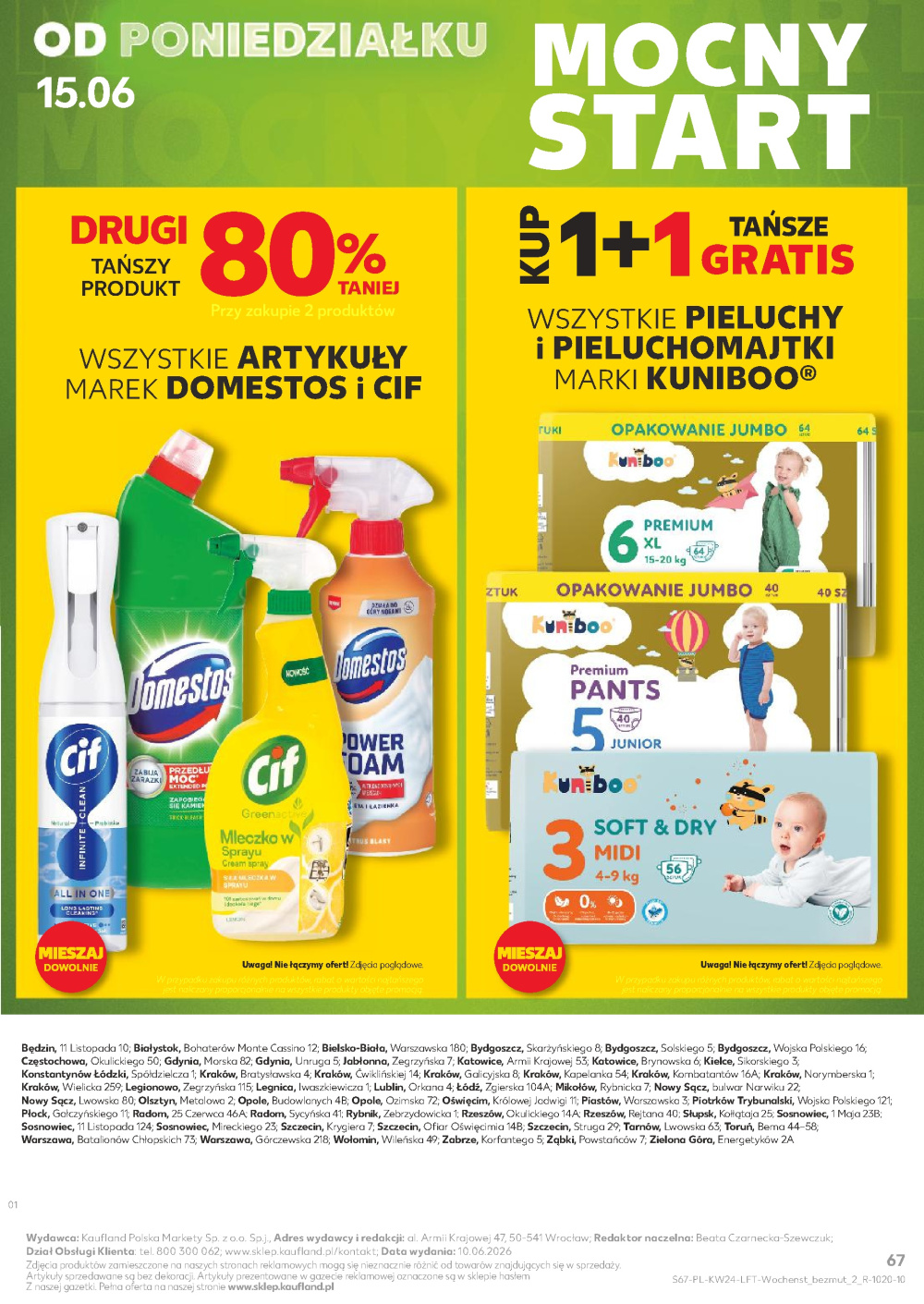 Leták Kaufland gazetka Ząbki, Polsko - strana 67