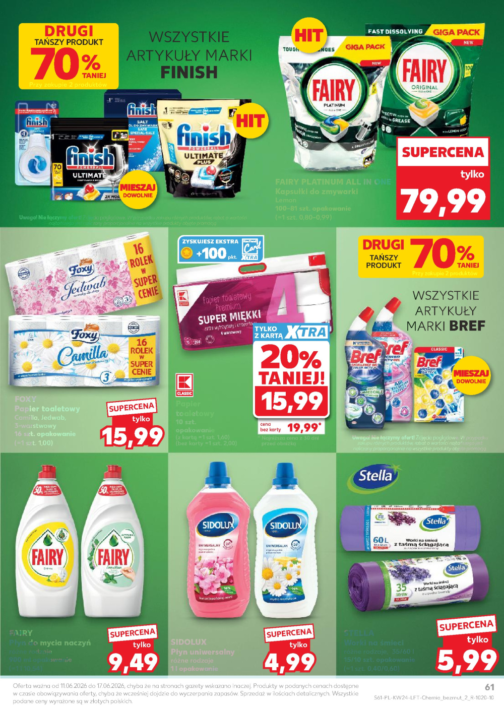 Leták Kaufland gazetka Zduńska Wola, Polsko - strana 61