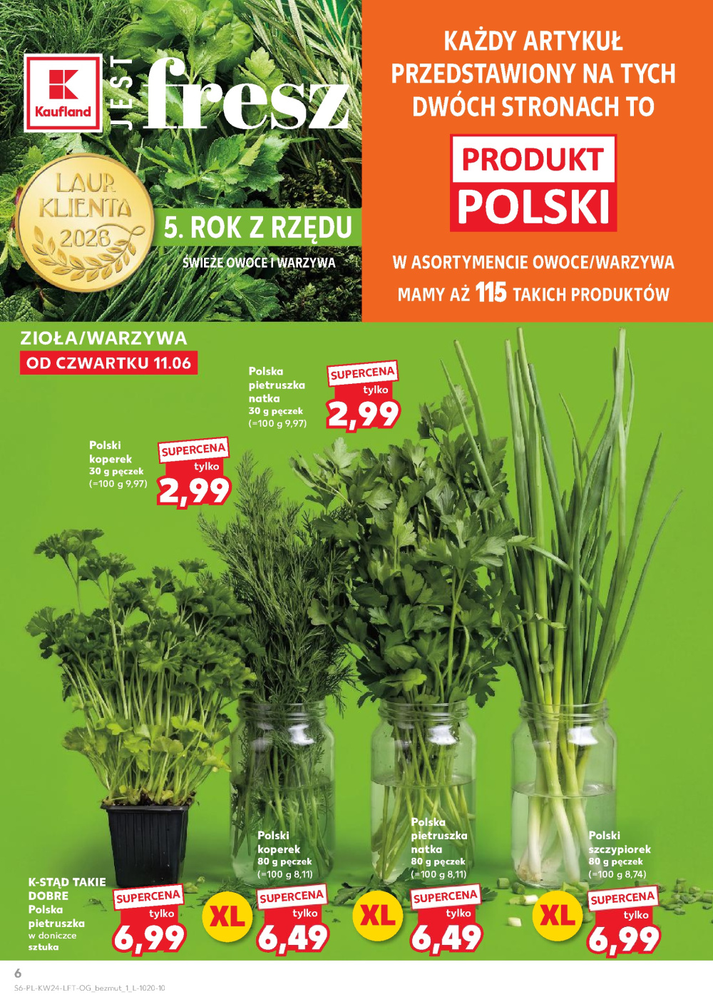 Leták Kaufland gazetka Żyrardów, Polsko - strana 6