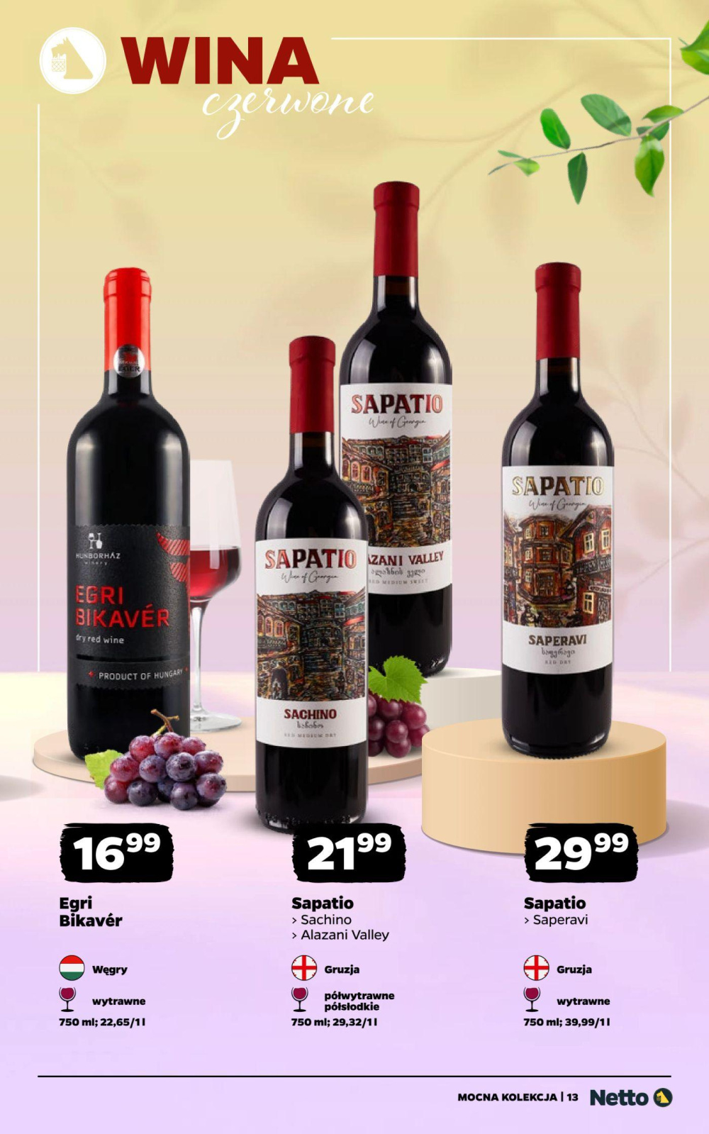 Leták Netto gazetka - Wina, Polsko - strana 13