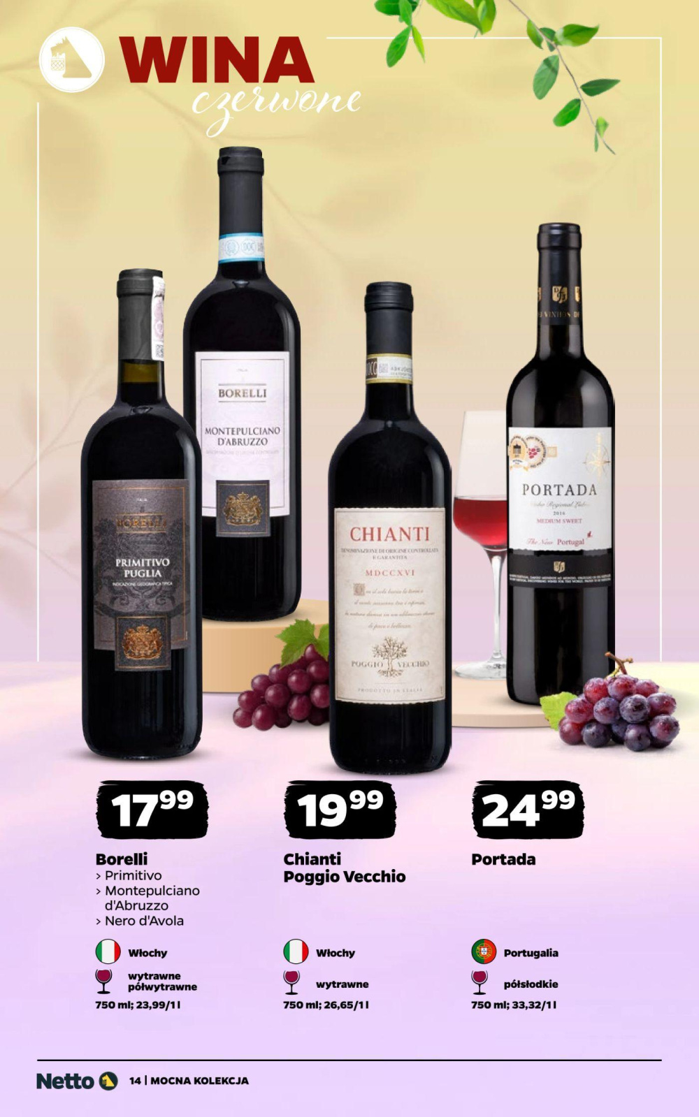 Leták Netto gazetka - Wina, Polsko - strana 14
