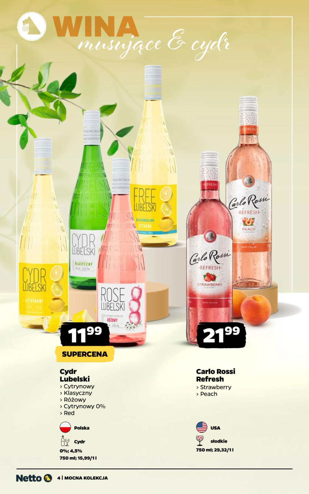 Leták Netto gazetka - Wina, Polsko - strana 4