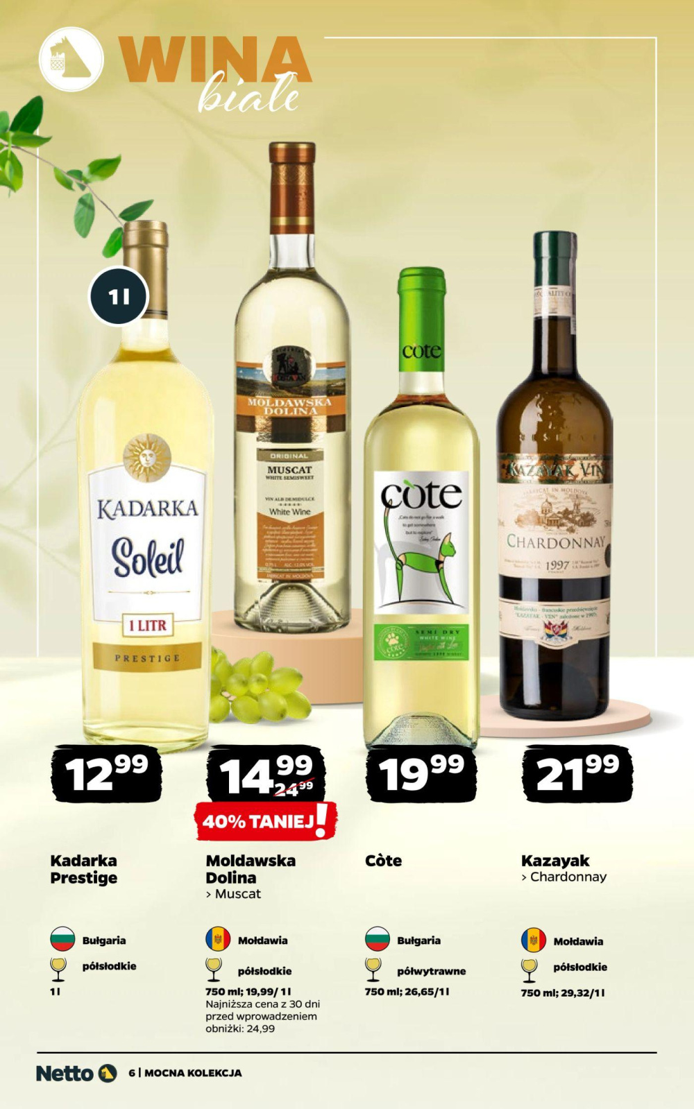 Leták Netto gazetka - Wina, Polsko - strana 6