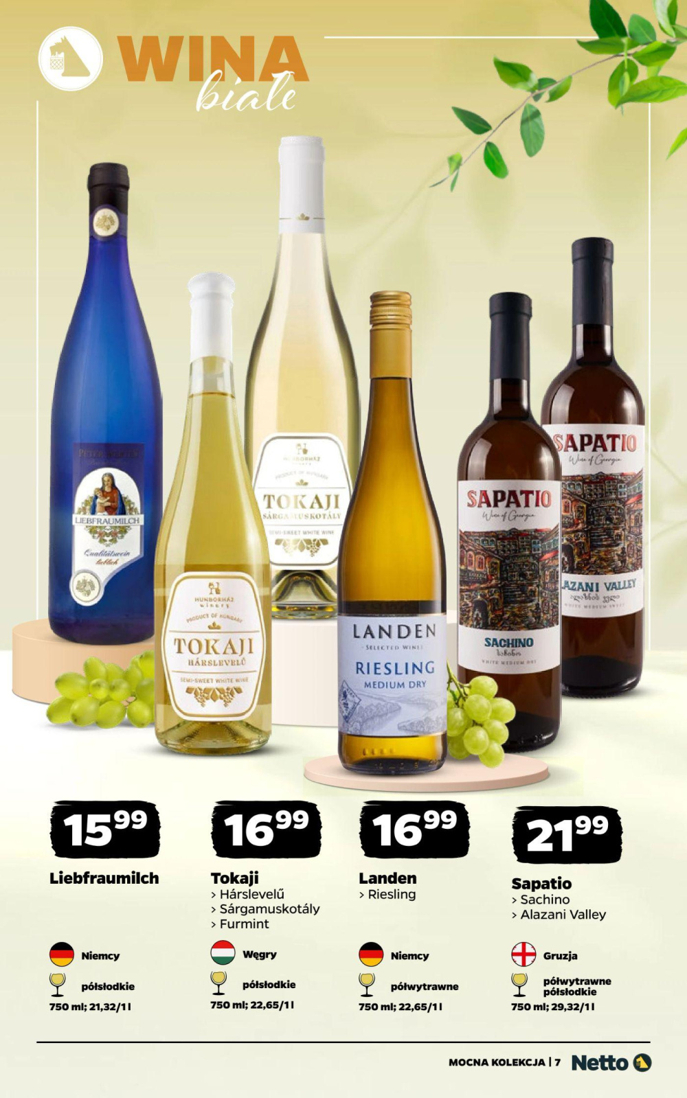Leták Netto gazetka - Wina, Polsko - strana 7
