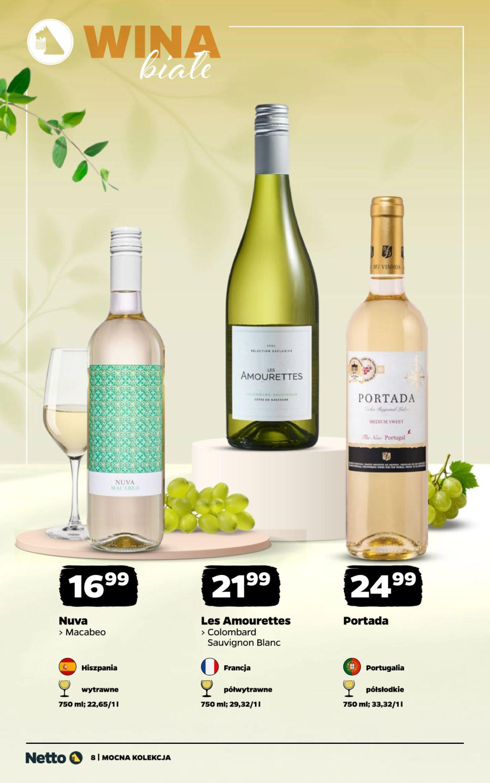 Leták Netto gazetka - Wina, Polsko - strana 8
