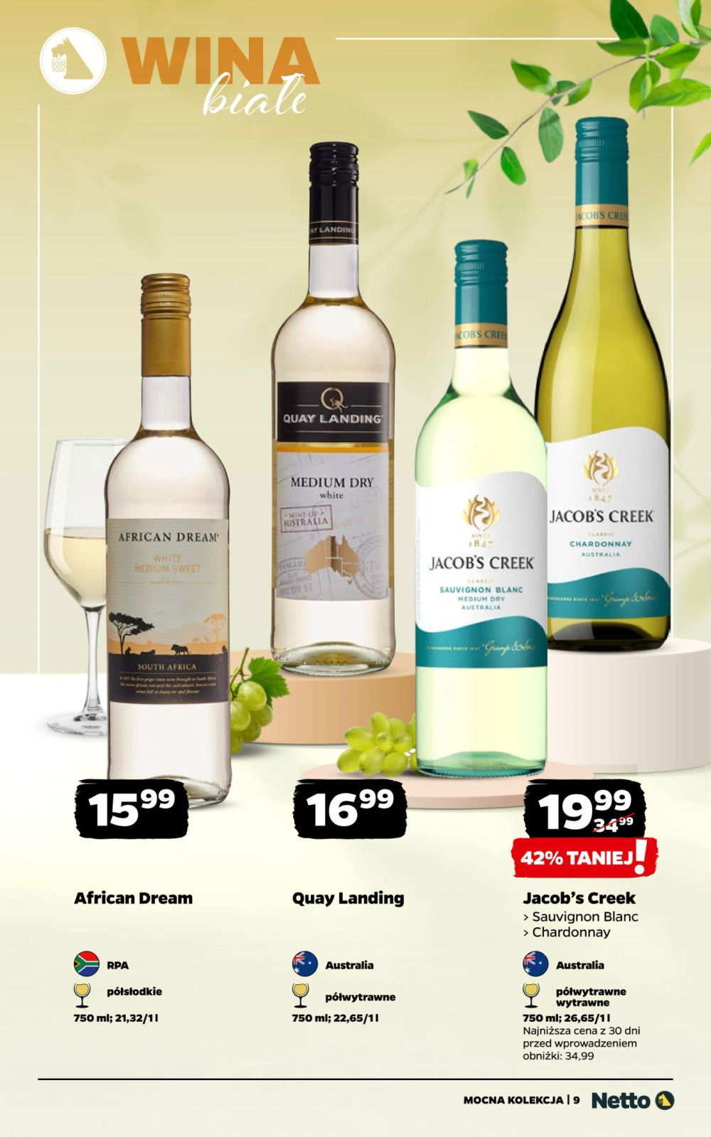 Leták Netto gazetka - Wina, Polsko - strana 9