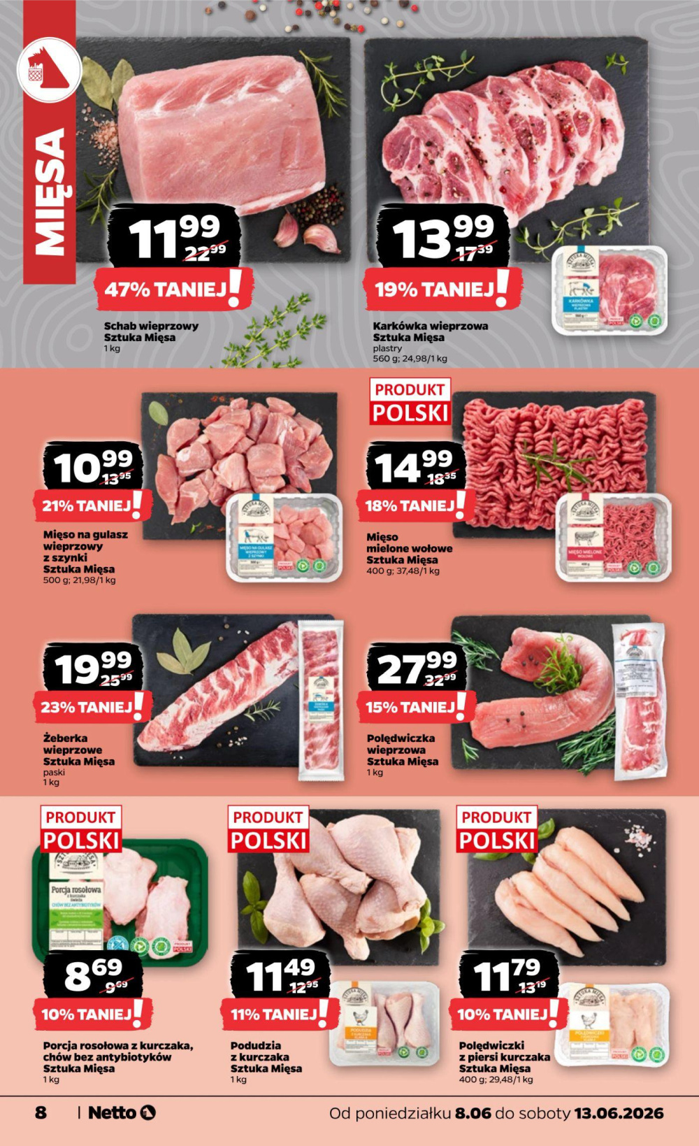 Leták Netto gazetka, Polsko - strana 8