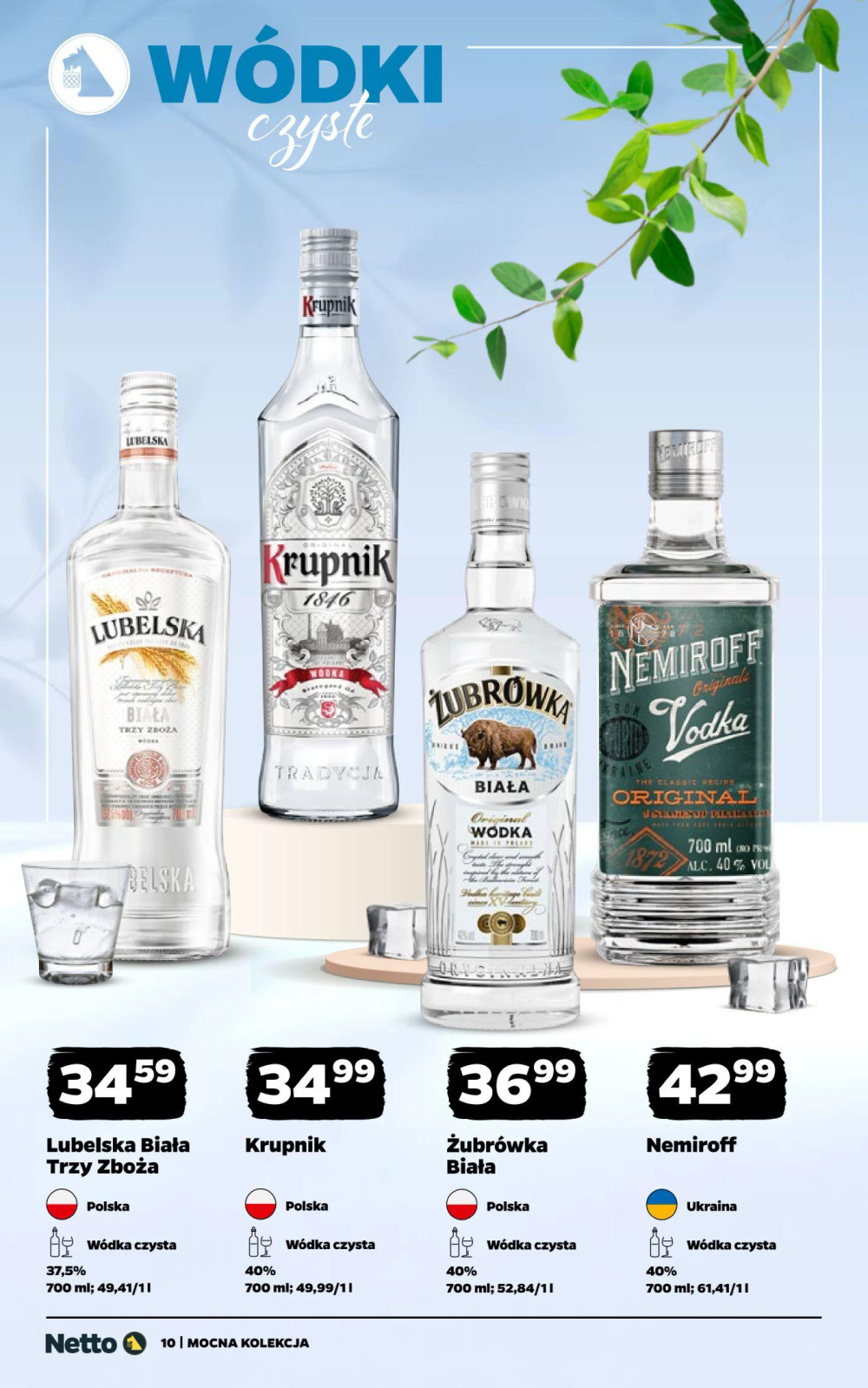 Leták Netto gazetka - Mocne Alkohole, Polsko - strana 10