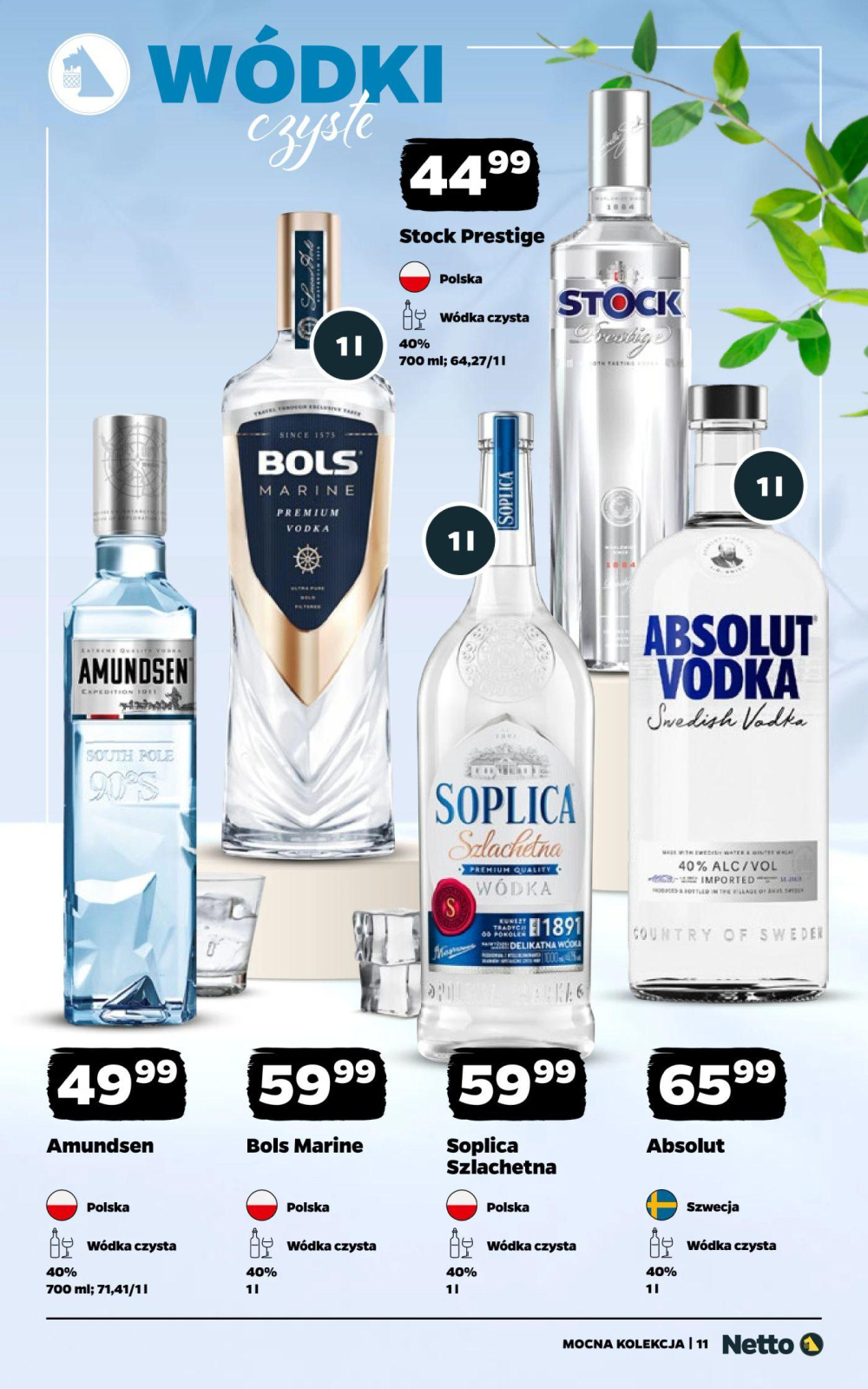 Leták Netto gazetka - Mocne Alkohole, Polsko - strana 11