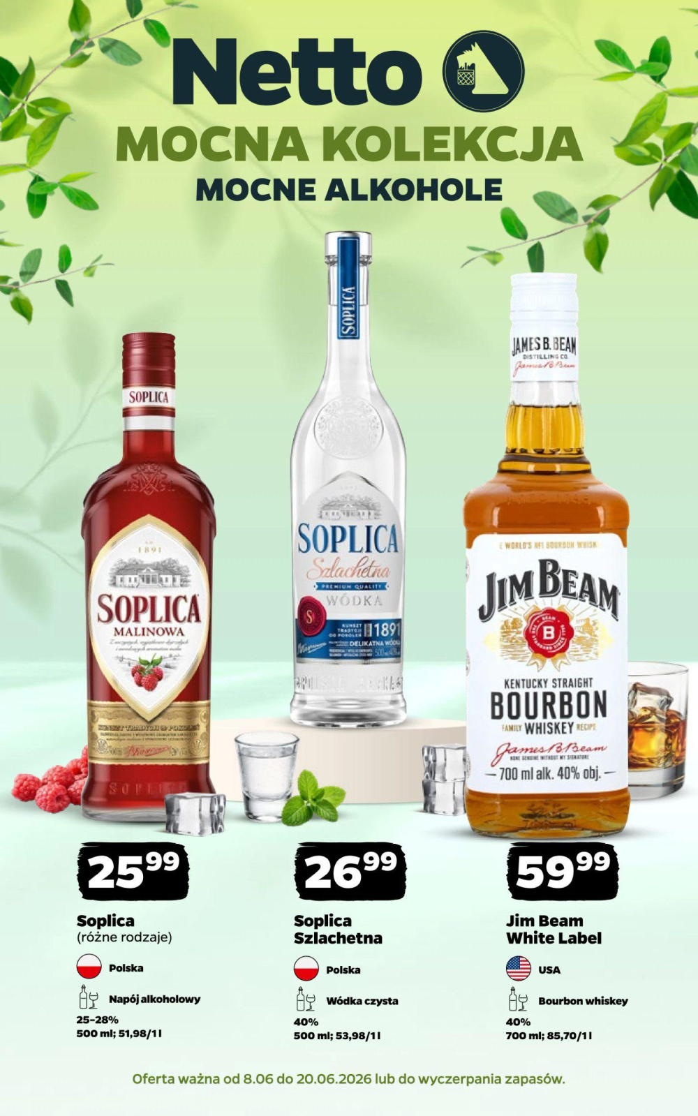 Leták Netto gazetka - Mocne Alkohole, Polsko - strana 1