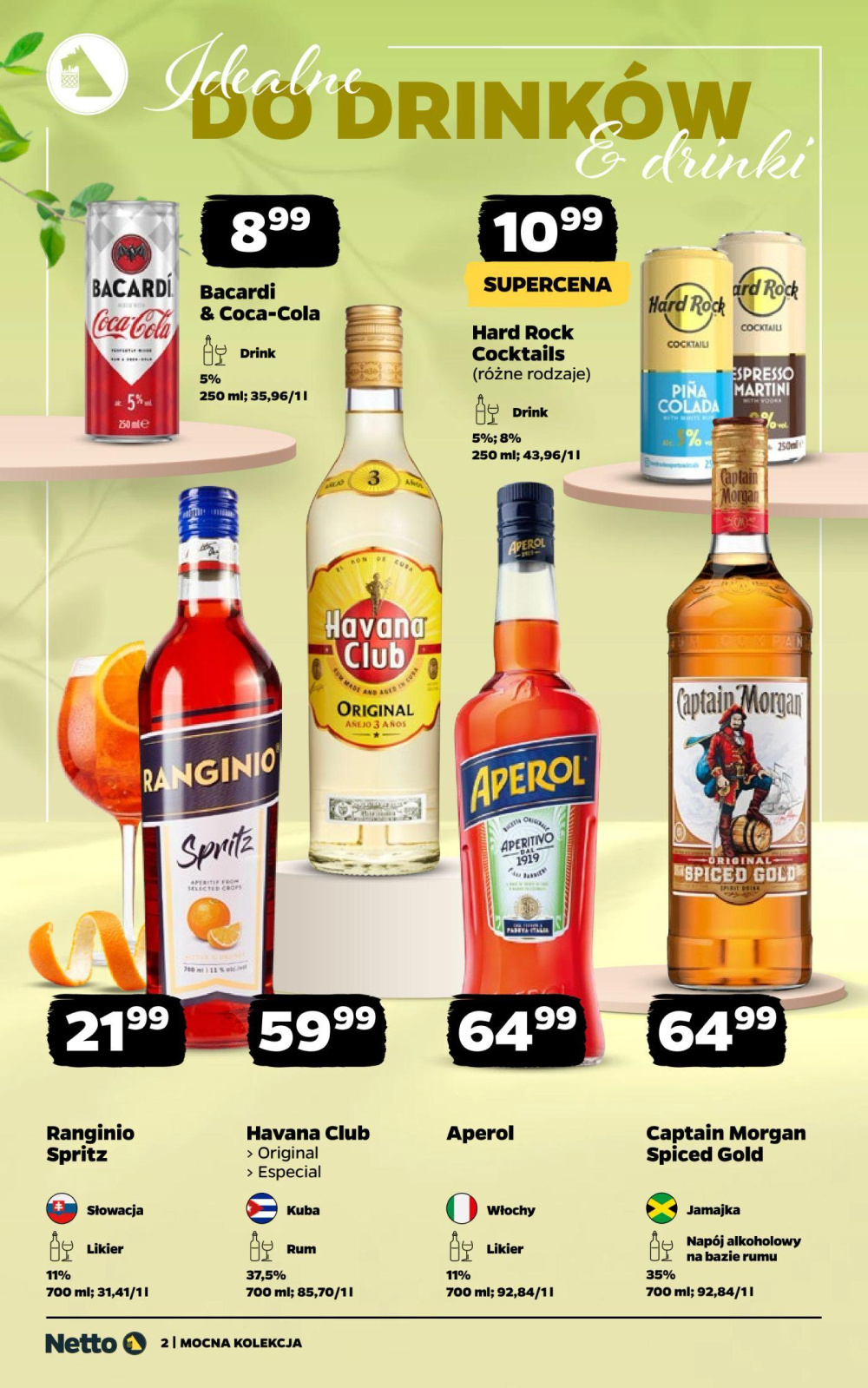 Leták Netto gazetka - Mocne Alkohole, Polsko - strana 2