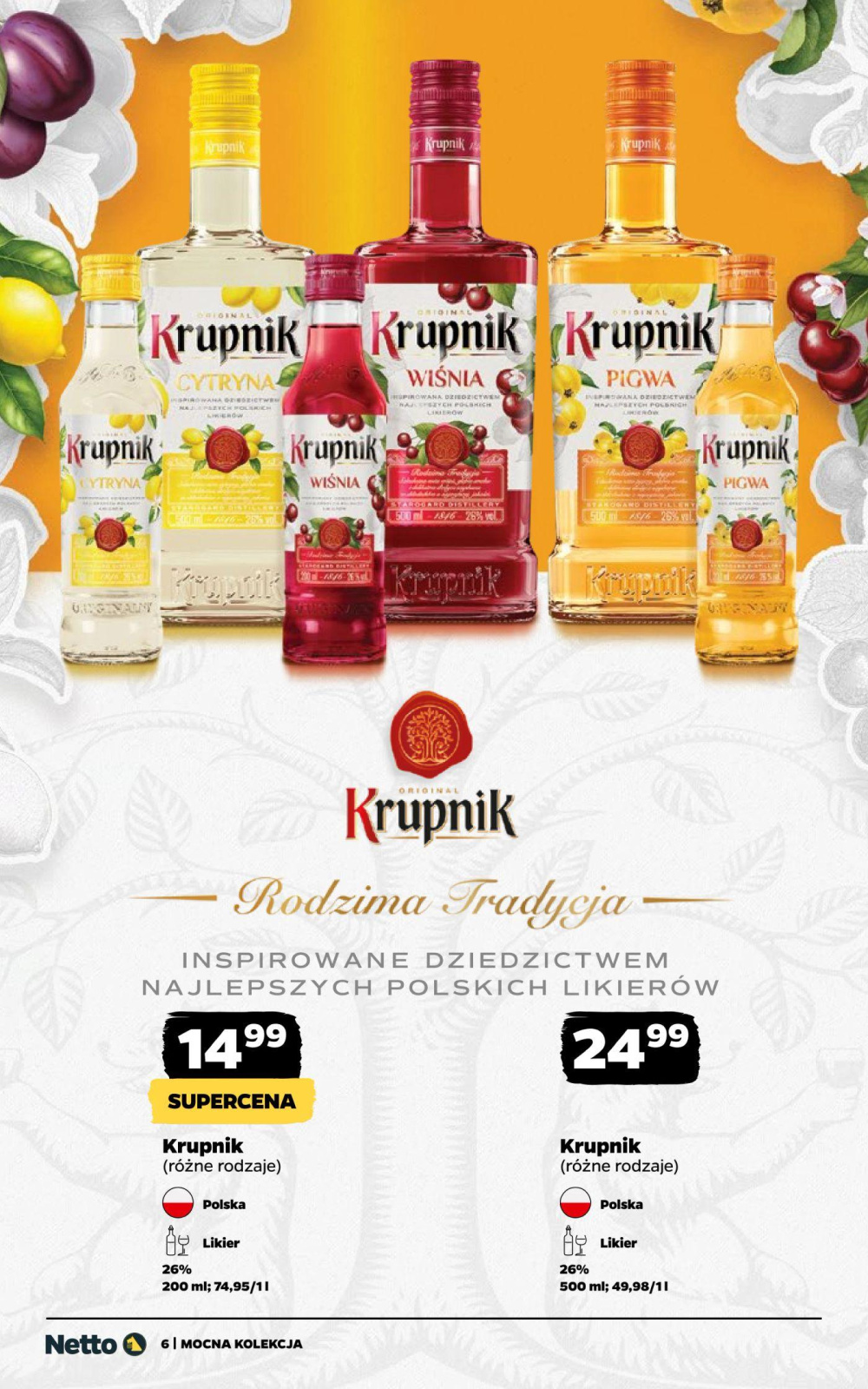 Leták Netto gazetka - Mocne Alkohole, Polsko - strana 6