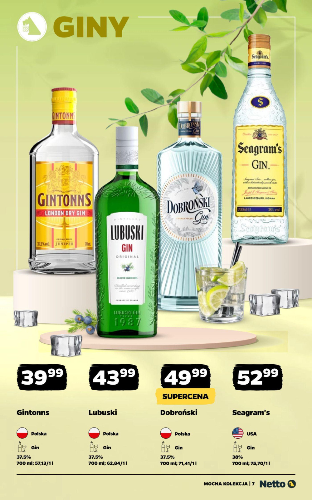 Leták Netto gazetka - Mocne Alkohole, Polsko - strana 7