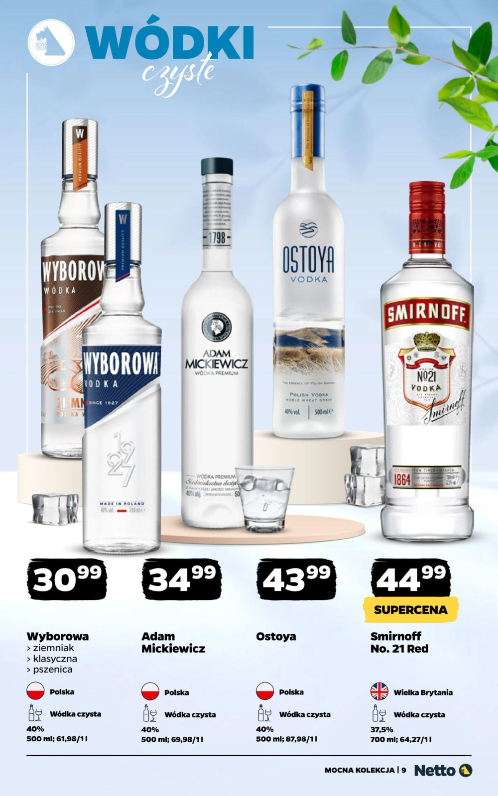Leták Netto gazetka - Mocne Alkohole, Polsko - strana 9