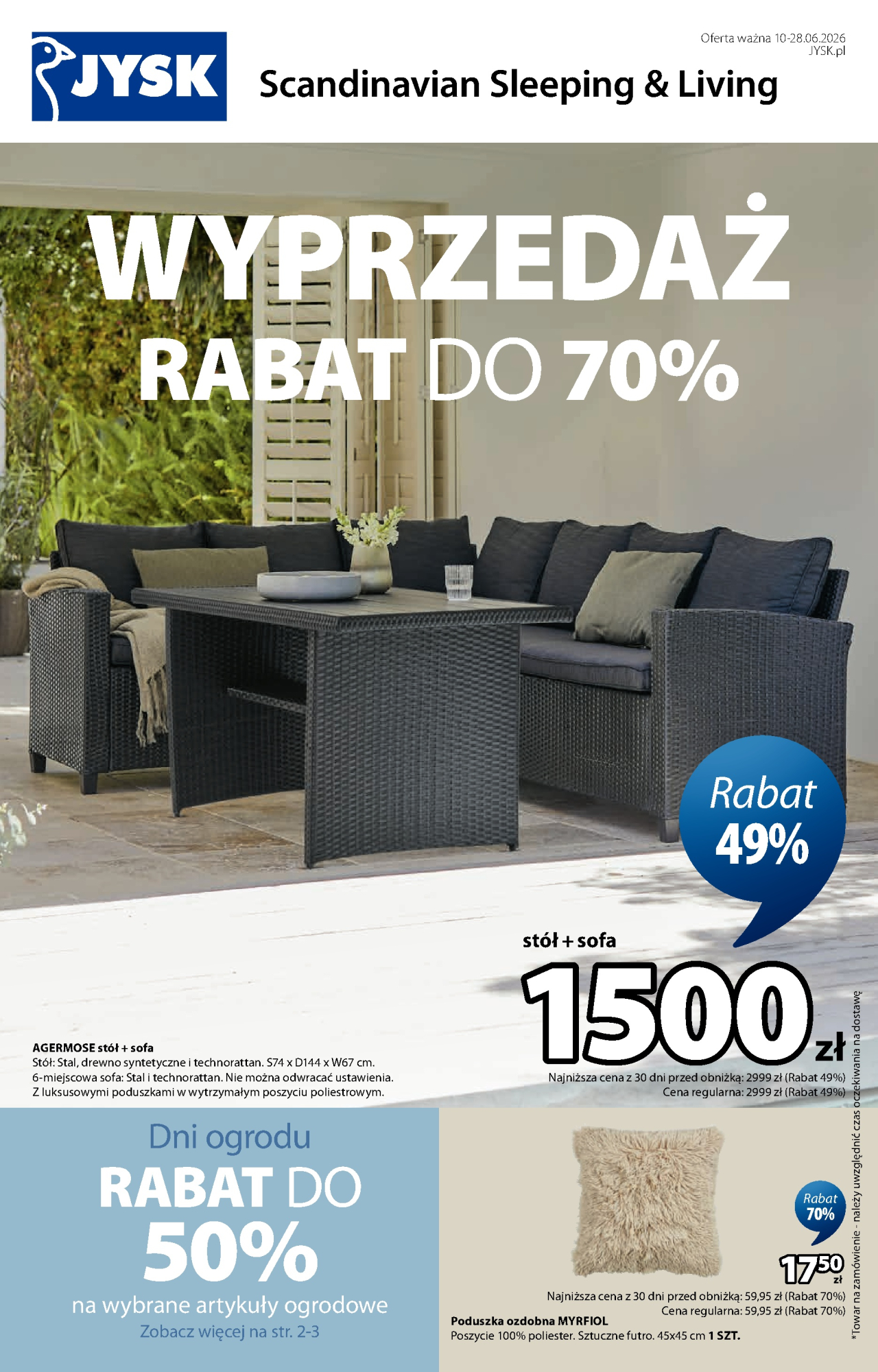 Jysk gazetka od 10. 06. 2026