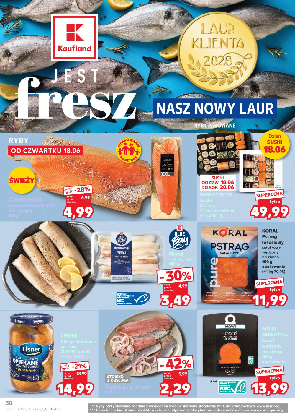 Leták Kaufland gazetka Cieszyn, Polsko - strana 38