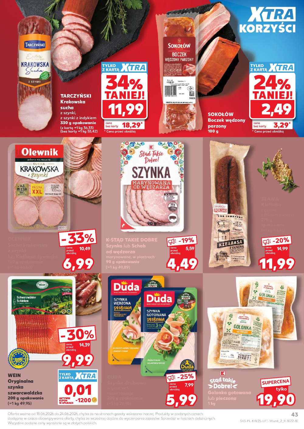 Leták Kaufland gazetka Cieszyn, Polsko - strana 43