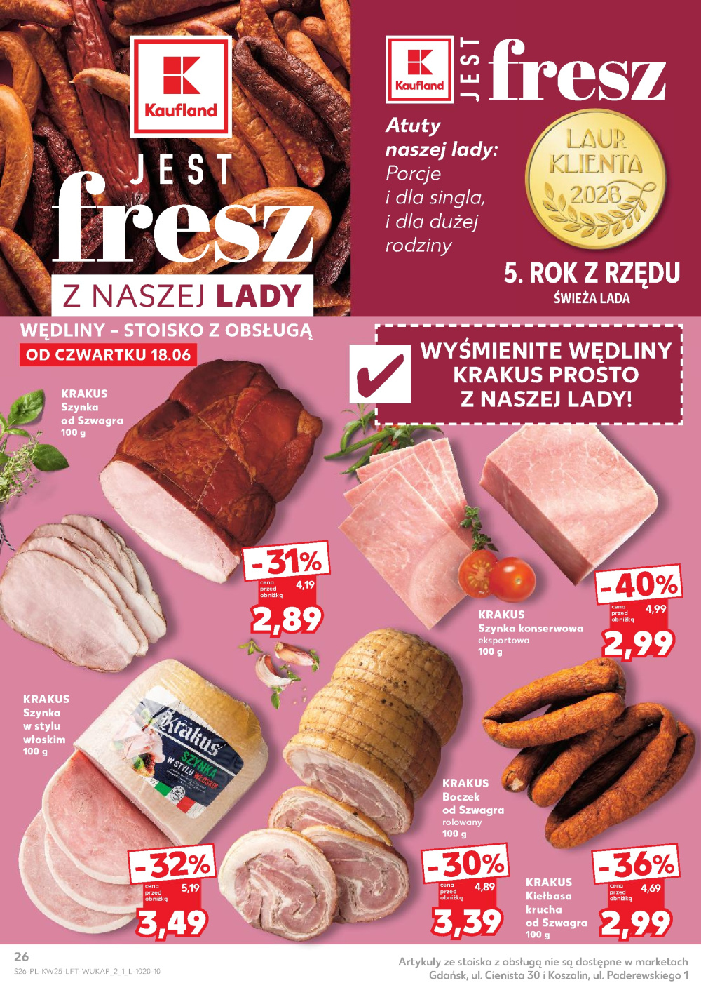 Leták Kaufland gazetka Leszno, Polsko - strana 26